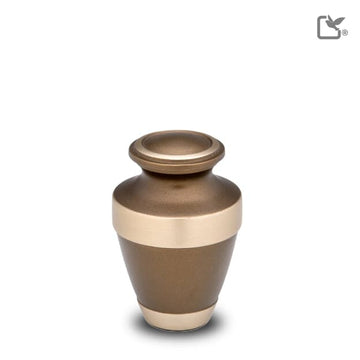 Espana Keepsake Urn Bronze & Bru Gold