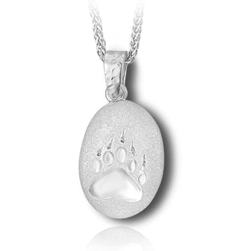 Bear Paw Fossil Cremation Jewelry