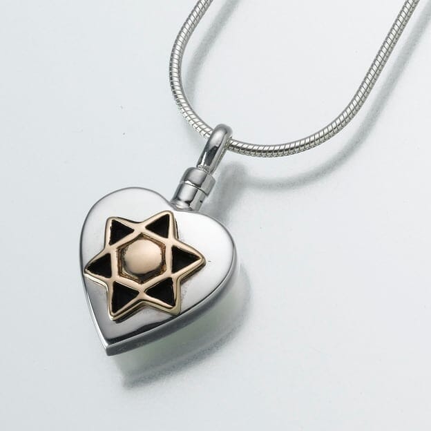 Star of David Cremation Pendant