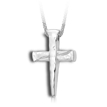 Trinity Nails Cross Cremation Pendant