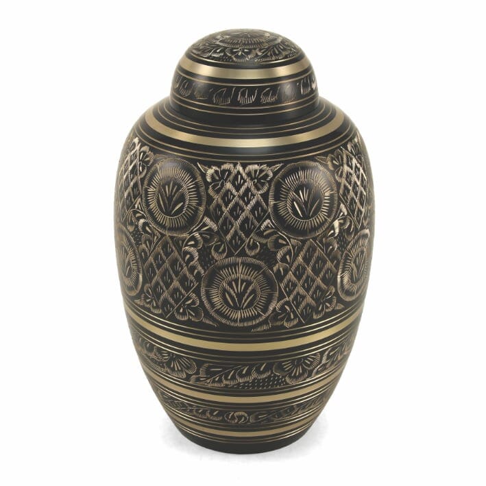 Radiance Solid Brass Urn